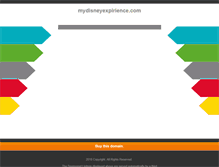 Tablet Screenshot of mydisneyexpirience.com